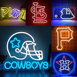 Cowboys Football Neon Wall Decor LED Sign Neon Sign Bedroom Boys Home Bar Club Party