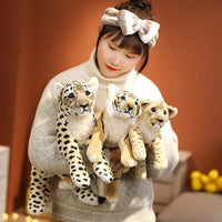 Simulation Lion Tiger Leopard Plush Toys Cute Stuffed Soft Decor Gift