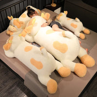 Lovely Milk Cow Plush Toys Cartoon Stuffed Animal Cattle Dolls Sleeping Pillow Gifts