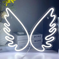 Neon Signs USB with Switch Hamburger LED Neon Lights Wall Art Decoration Wing Hanging Sign Bar Room Decor Party Night Lamp