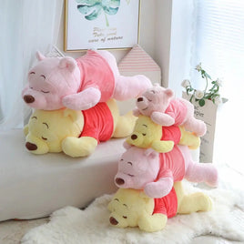 Winnie the Pooh Plush Doll Kawaii Bear Lovely Car Decor Stuffed Doll Sofa Cushion Bedside Pillow Gift