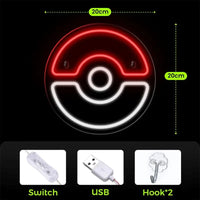 Pokemon Neon Sign Night Lamp Decoration Bedroom