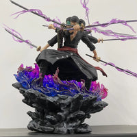 One Piece Zoro Figure Wano Onigashima 9 Swords Style Action Figurine PVC Statue Model Collectible Decoration