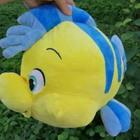 Flounder Ariel The Little Mermaid Princess Plush Stuffed Dolls Cartoon Chubby Pillow For Child Girl Gift