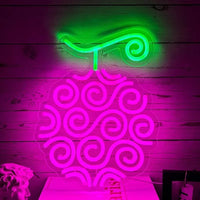 Monkey D. Luffy One Piece Wall Decoration USB LED Neon Bedroom Bar Room Party Decoration Gifts