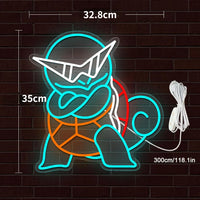 Pokemon Neon Sign Wall Decor Anime Neon Sign Bedroom Light USB Dimmable Cute Art Neon Sign Gift