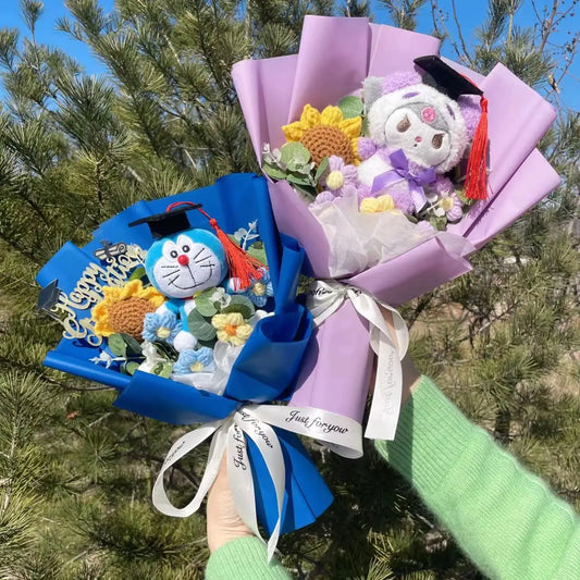 Anime Graduation Bouquet Valentine's Day  Birthday Christmas Graduation Gifts