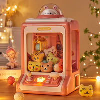 Automatic Doll Machine Toy for Kids Mini Cartoon Coin Operated Play Game Claw Crane Machines