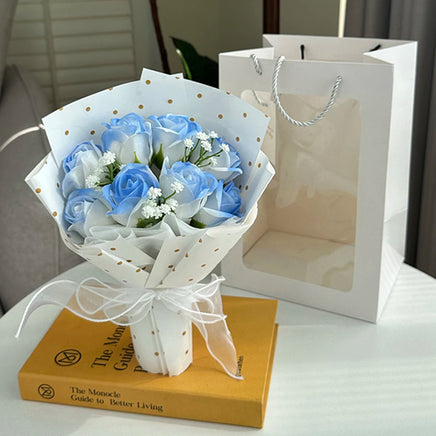 Valentine's Day Artificial Rose Soap Bouquets Eternal Flower Bouquet Gifts Party Home Decor