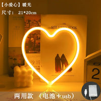 Love LED Neon Sign Light Glowing Valentine's Day Propose Festival Decoration