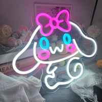 Sanrio Neon Sign Kawaii Anime Room Decor Lights for Girl's Room