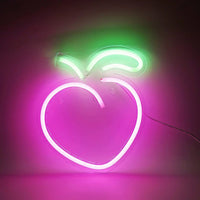 Neon Signs USB with Switch Hamburger LED Neon Lights Wall Art Decoration Wing Hanging Sign Bar Room Decor Party Night Lamp