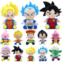 Dragon Ball Plush Super Saiyan Goku Vegeta Picollo Trunks Gohan Cartoon Figure Stuffed Dolls Gifts