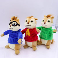 Alvin and the Chipmunks Plush Toy Set – Soft & Fluffy Stuffed Animals – 8in (20cm) – Lusy Store