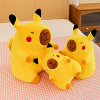 Pokemon Cute Pikachu Capybara Big Szie Plush Toy Kawaii Stuffed Animals Soft Pillow Gift