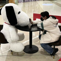 Big Size Snoopy Plush Toy Kawaii White Dog Soft Pillow Stuffed Doll Gifts