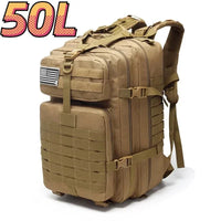 30L/50L 1000D Nylon Waterproof Trekking and Fishing Backpack