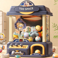 Doll Machine Coin Operated Play Game Mini Claw Catch Toy Machines Dolls Children Interactive Toys Birthday Gifts