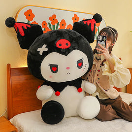 Dark Devil Kuromi Doll Plush Toy Cute Girl Large Plush Pillow Children's Gift