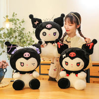 Dark Devil Kuromi Doll Plush Toy Cute Girl Large Plush Pillow Children's Gift