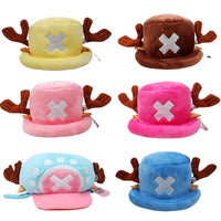 One Piece Tony Chopper Cosplay Plush Toys Hats Plush Cute Cotton Warm Stuffed Fashion Accessories