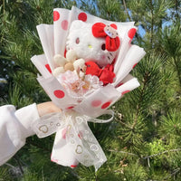 My Melody Kuromi Cinnamoroll Bouquet Plush Doll Toy Gift Box Valentine's Day Christmas Graduation Gifts