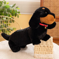 Cute Simulation Dog Dachshund Soft Plush Toys Stuffed Animals Doll Pet Cartoon Puppy Pillow Children Birthday Gift