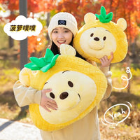 Winnie The Pooh Plush Toys Kawaii Anime Plushie Pineapple Pooh Doll Stuffed Pillows Gift