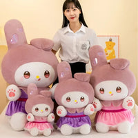 Big Size Kuromi My Melody Plush Stuffed Doll Room Decoration Bed Pillow Gift