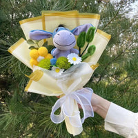 Winnie the Pool Eeyore Bouquet Stuffed Animals Flower Bouquet Home Decoration Valentine Christmas Gifts