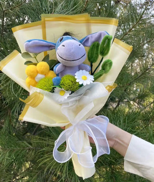 Winnie the Pool Eeyore Bouquet Stuffed Animals Flower Bouquet Home Decoration Valentine Christmas Gifts