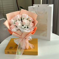 Valentine's Day Artificial Rose Soap Bouquets Eternal Flower Bouquet Gifts Party Home Decor