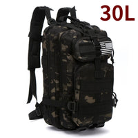 30L/50L 1000D Nylon Waterproof Trekking and Fishing Backpack