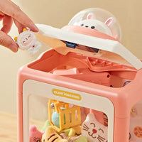 Automatic Doll Machine Toy for Kids Mini Cartoon Coin Operated Play Game Claw Crane Machines