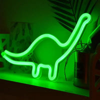 Dinosaur Neon Light Decoration Pendant LED Neon Sign Lamp Festival Atmosphere Bedroom Party Home Decor