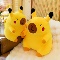 Pokemon Cute Pikachu Capybara Big Szie Plush Toy Kawaii Stuffed Animals Soft Pillow Gift