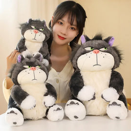 Cinderella Lucifer Cat Plush Toys Soft Anime Cartoon Princess Stuffed Animals Gifts