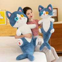 Different Eye Shark Shark Cat Doll Pillow Creative Cat Plush Toy