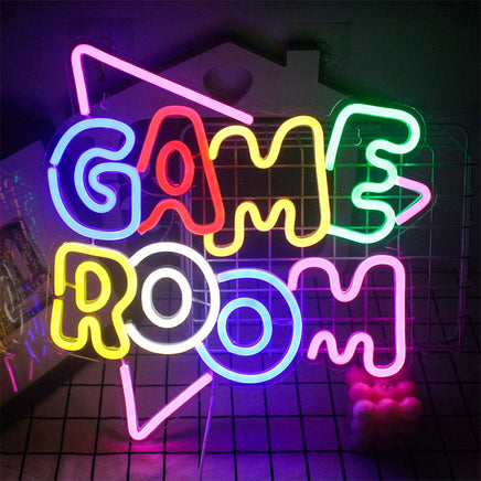 Gaming Zone Neon Led Sign for Wall Decor Game Neon Lights Signs with USB For Game Room Bedroom Gifts