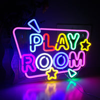 Game Room Neon Sign LED Wall Decor USB Powered Acrylic Lighting Bedroom Bedside Wall Decor Gift