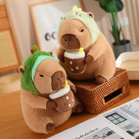 Capybara Turn Into Bread Uncorn Plush Toys Lovely Animals Stuffed Dolls Holiday Gift Home Decor Sofa Plush Pillows