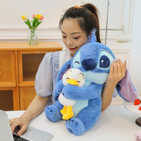 Stitch Lilo Plush Doll with Duck – Cute Stuffed Toy 12"/18" – Kawaii Gift & Decoration – Lusy Store