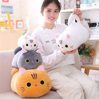 Cute Soft Cat Plush Pillow Sofa Cushion Kawaii Plush Toy Stuffed Animal Gift