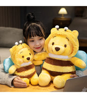 50cm Bee Winnie The Pooh Plush Toys Pillow Kawaii Anime Bear Stuffed Doll Toys For Gifts