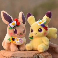 Pikachu Plush Easter Spring Festival Garland Decoration Pokemon Eevee Stuffed Gift