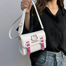 Hello Kitty Crossbody Bags  Melody Kuromi Cinnamon Girls Women Luxury Bag High Quality Designer