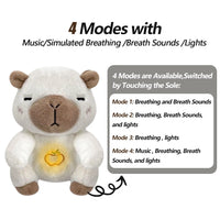 Elephant Plush Toy – Soothing Breathing Companion – Music & Light – Lusy Store