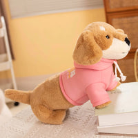 Cute Simulation Dog Dachshund Soft Plush Toys Stuffed Animals Doll Pet Cartoon Puppy Pillow Children Birthday Gift