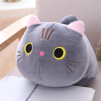 Cute Soft Cat Plush Pillow Sofa Cushion Kawaii Plush Toy Stuffed Animal Gift