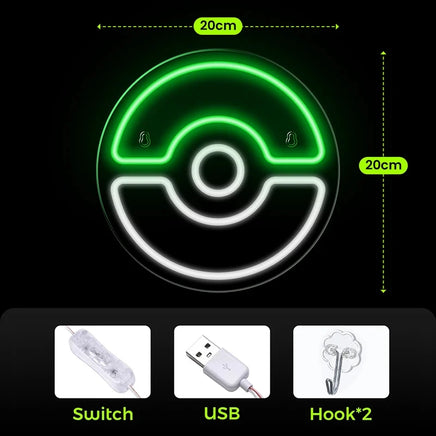 Pokemon Neon Sign Night Lamp Decoration Bedroom